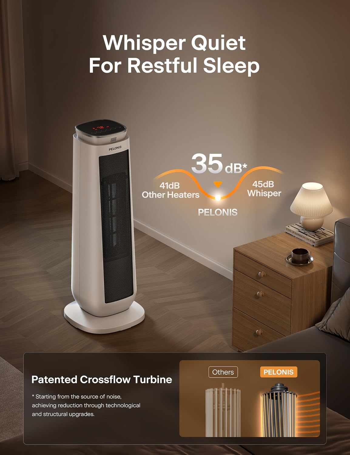 Thumbnail 5 de Pelonis 23" Tower Heater 1500W