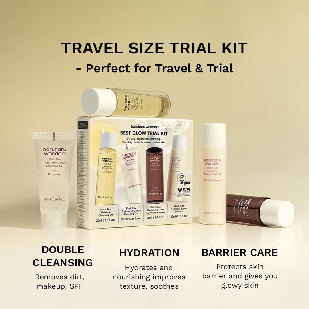 Detalle de haruharu Wonder Best Glow Trial Kit Review