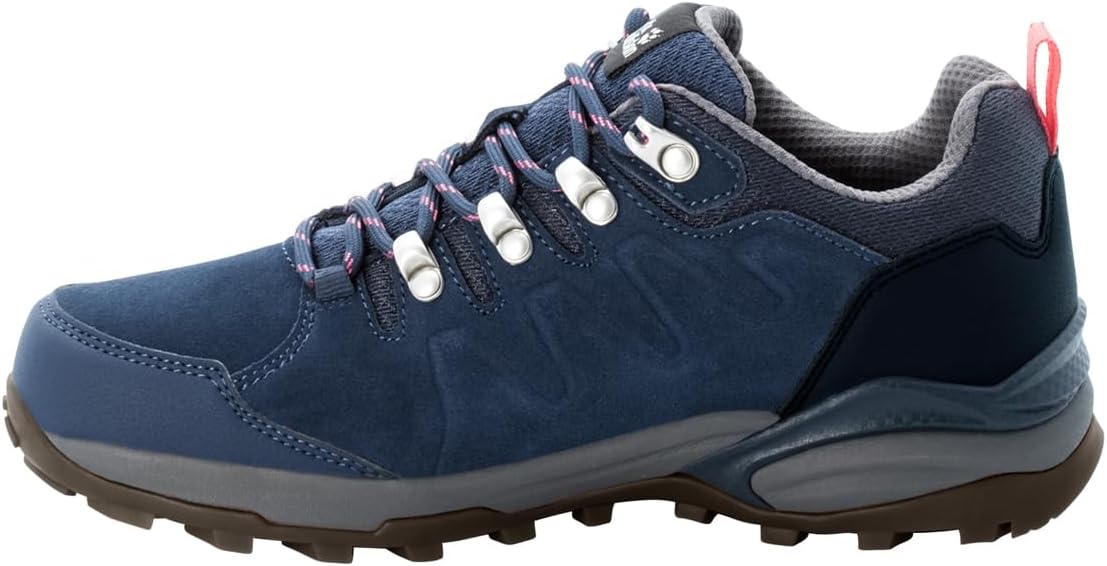 Detalle 2 de Jack Wolfskin Damen Refugio Texapore Low Walking-Schuh – wasserdicht, atmungsaktiv, für leichte Tagestouren