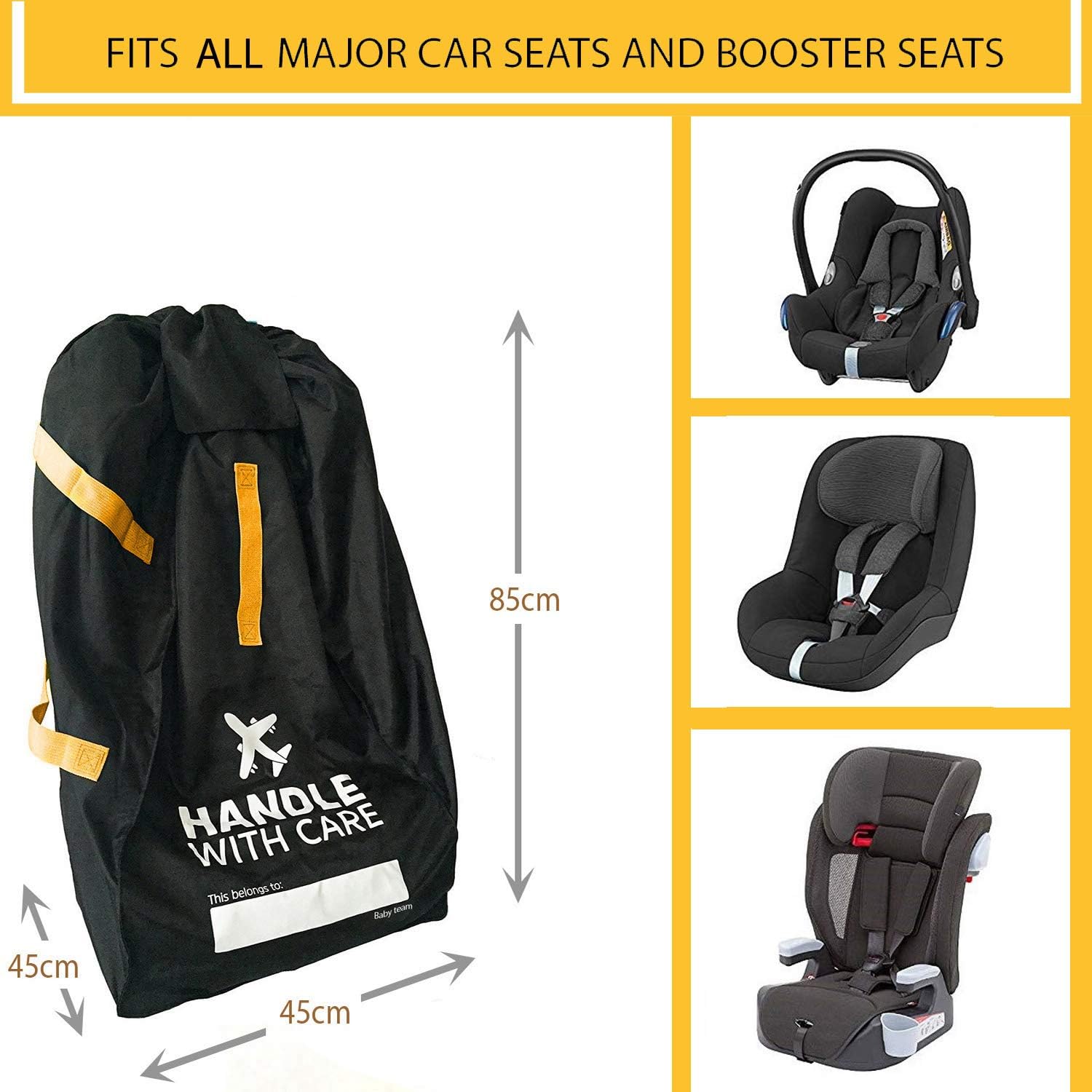 Thumbnail 4 de Baby Team car seat travel bag 34 in