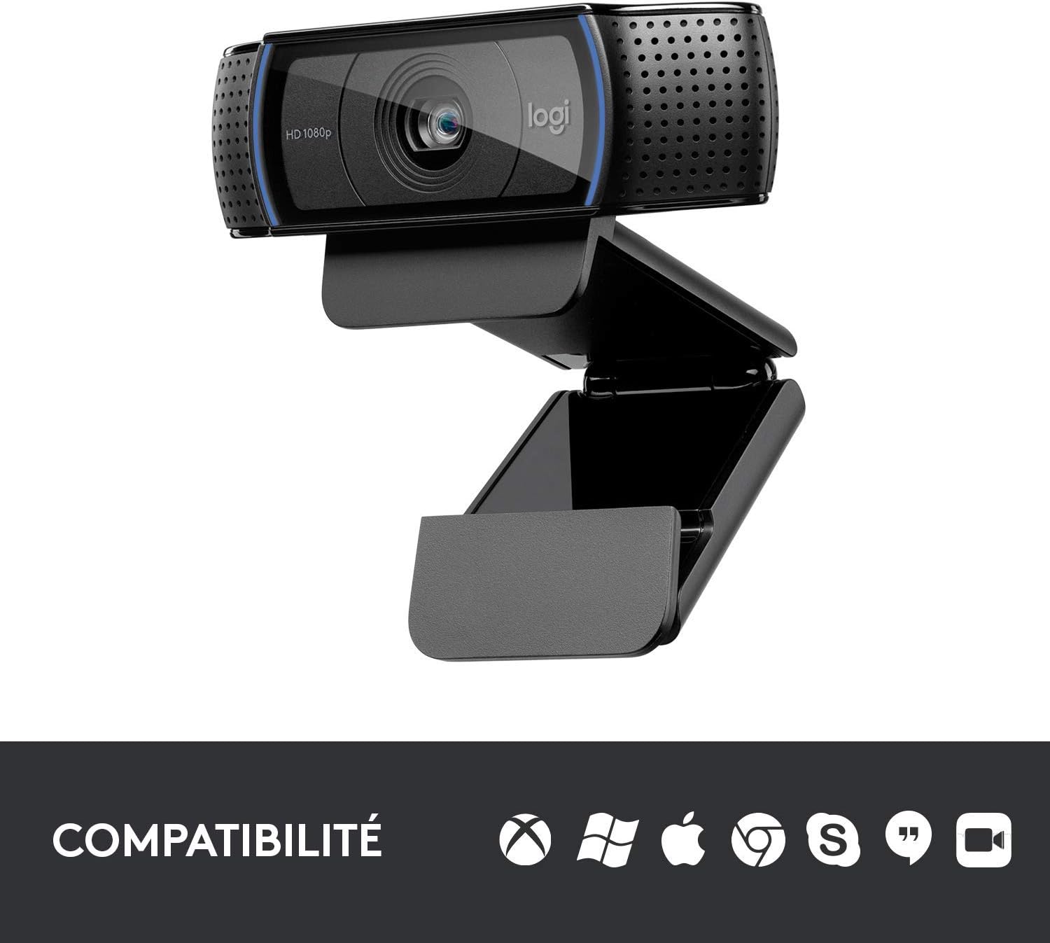 Detalle 2 de Logitech Webcam C920 HD Pro — Webcams Full HD fiable pour photos et calls