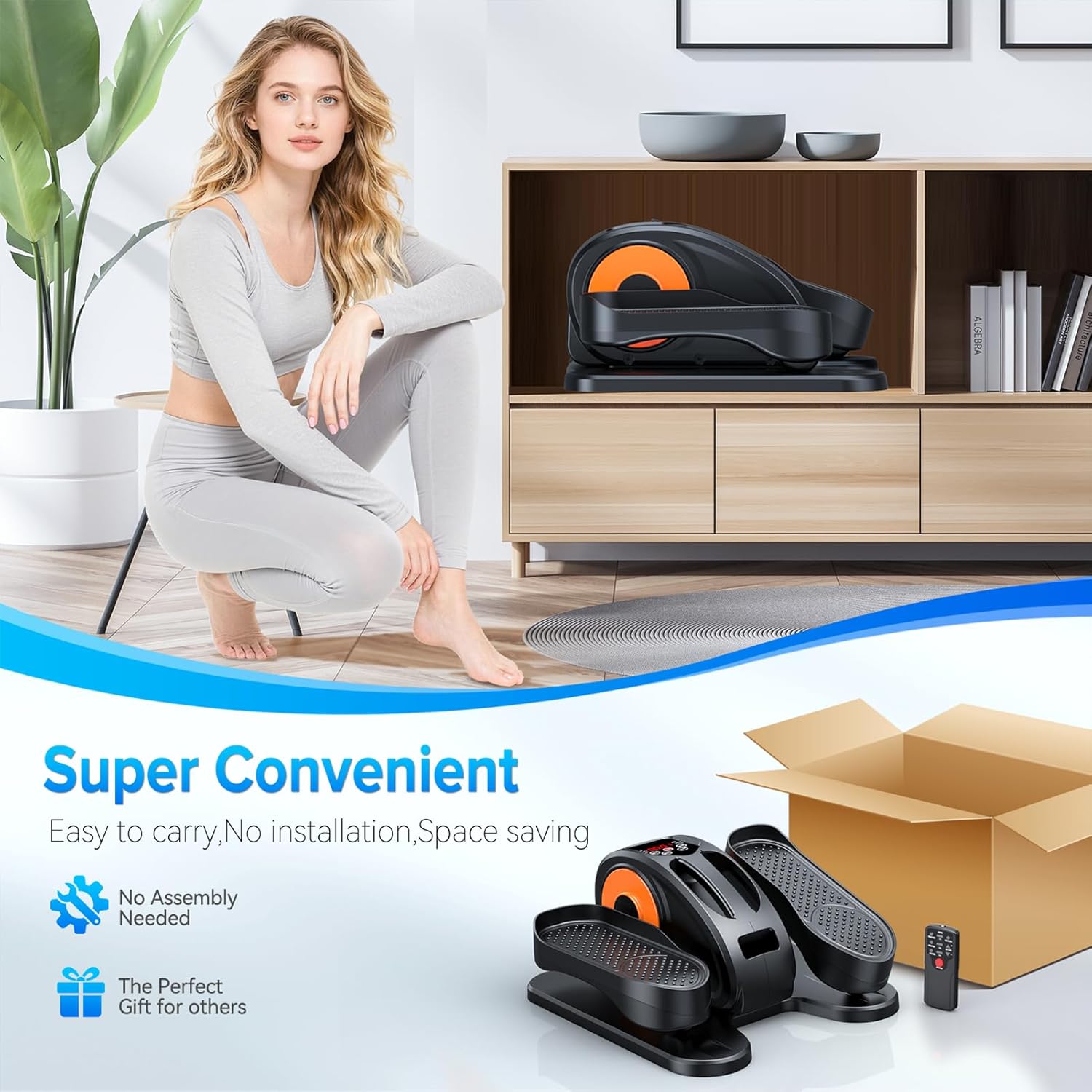 Thumbnail 6 de GUGTTR Under Desk Elliptical Machine 12-speed