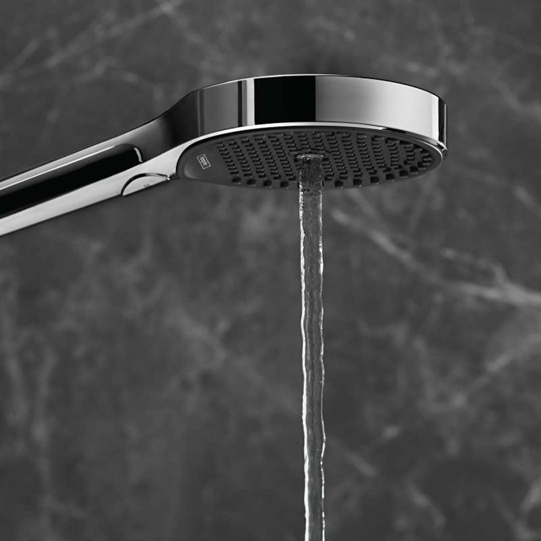 Detalle de Hansgrohe Rainfinity Pommeau de douche: économe en eau 9 l/min avec PowderRain et 3 jets