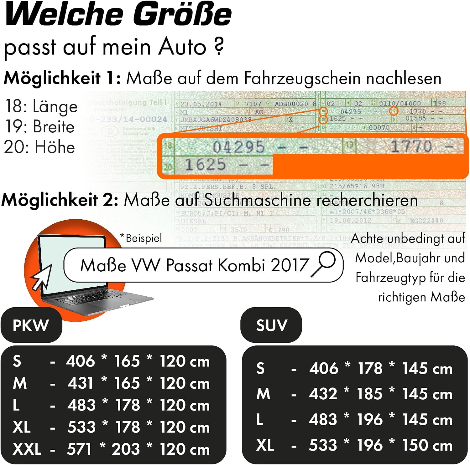 Thumbnail 6 de Upgrade4cars Autoabdeckung Outdoor Vollgarage – SUV Größe M (432 × 185 × 145 cm)