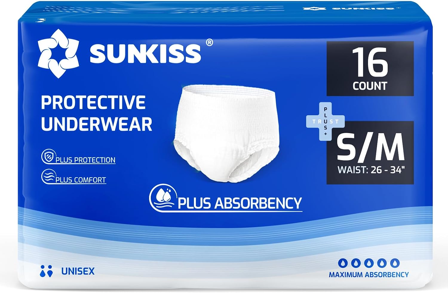 Detalle de SUNKISS TrustPlus culotte absorbante S/M