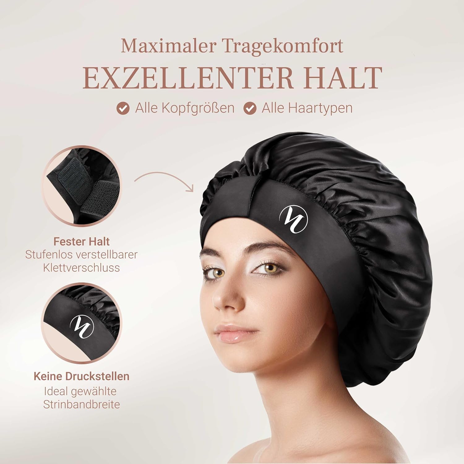 Thumbnail 2 de SCHOELA Hair Wonder – Seidenhaube aus Maulbeerseide zum Schlafen, OEKO-TEX® 100 zertifiziert