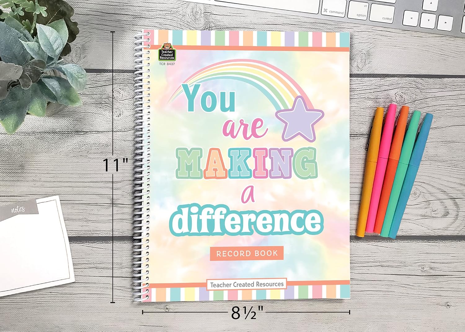Detalle de Teacher Created Resources Record Book 8-1/2 x 11