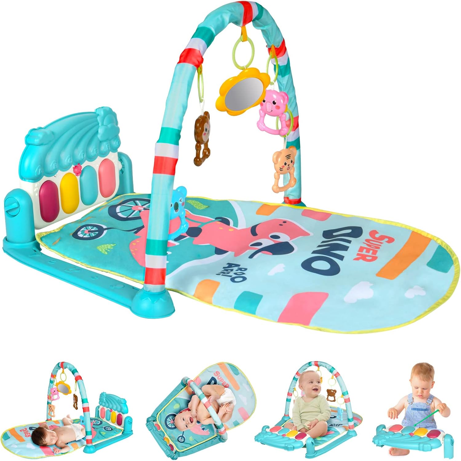 Detalle de AOMIG Baby Play Mat with Piano 76cm