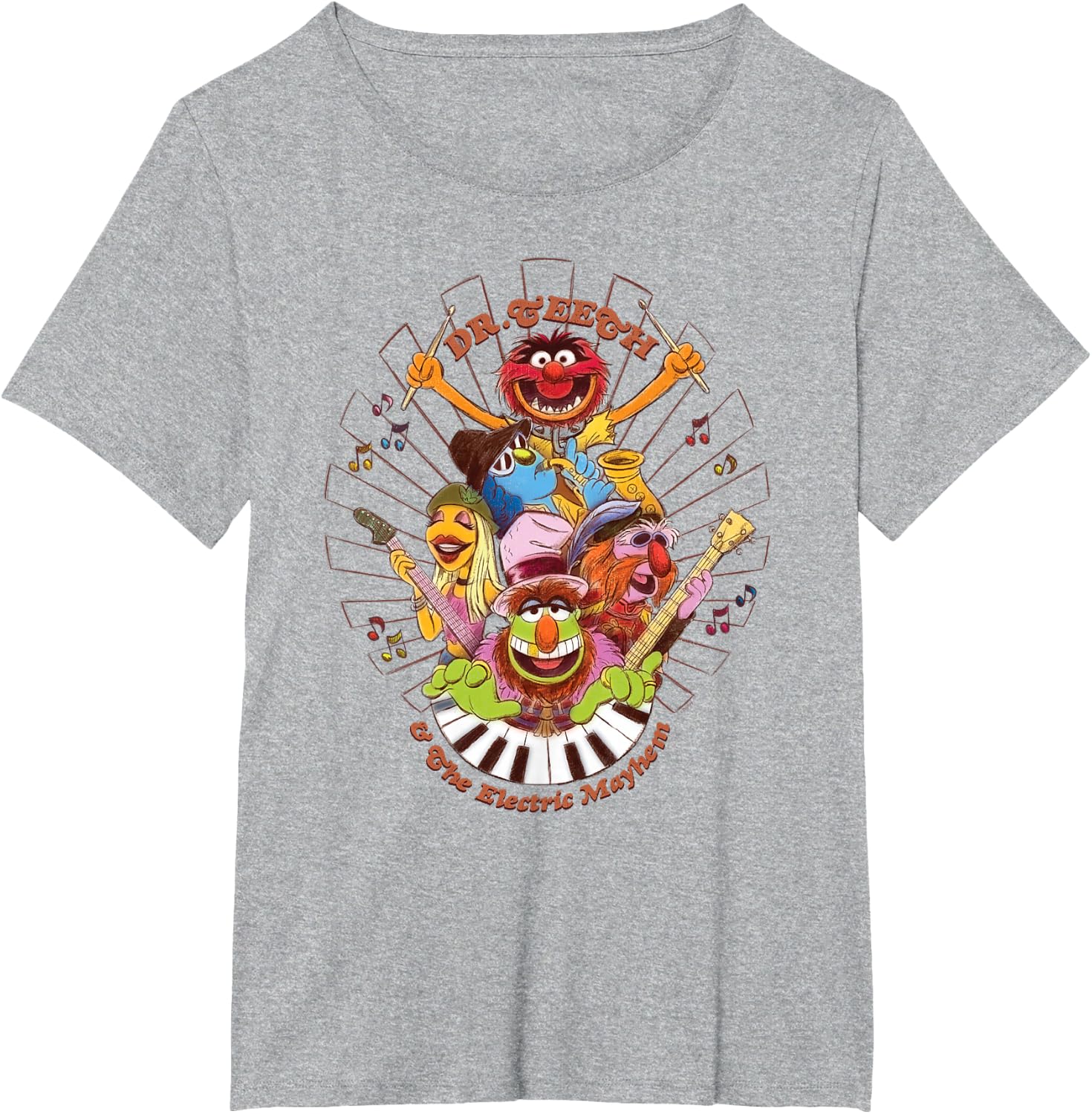 Thumbnail 4 de Disney The Muppets Dr Teeth & Electric Mayhem T‑Shirt
