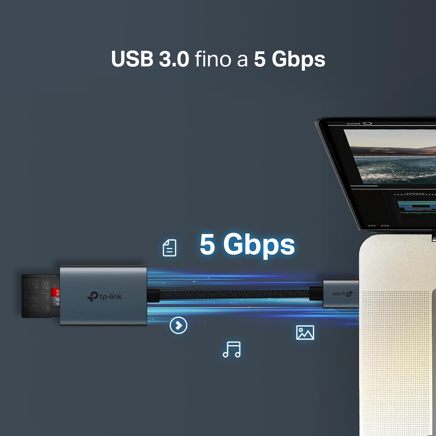 Thumbnail 5 de TP-Link UA430 lettore di schede SD/microSD 2TB