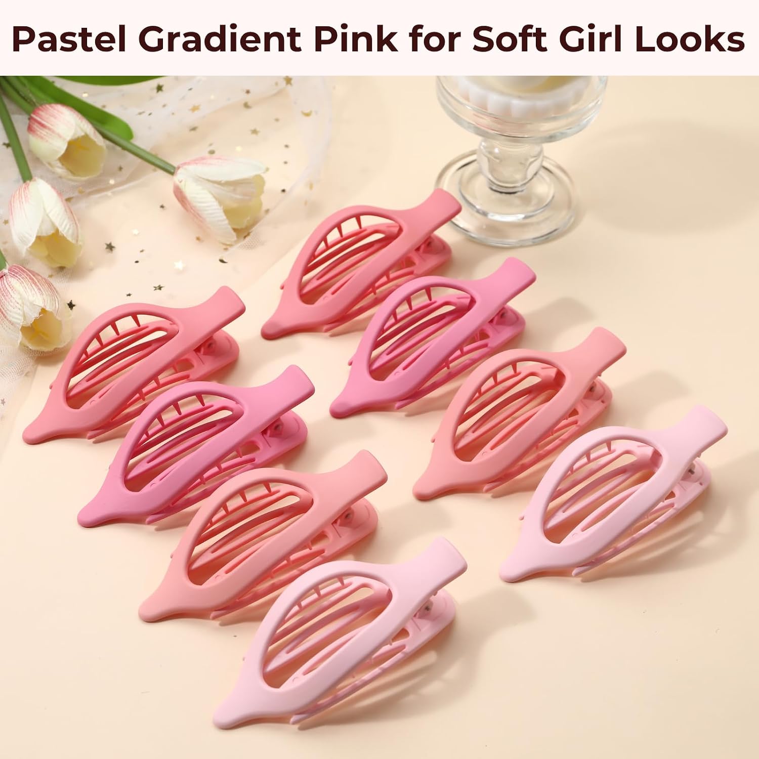 Thumbnail 4 de Claw Hair Clips, 8-Pack
