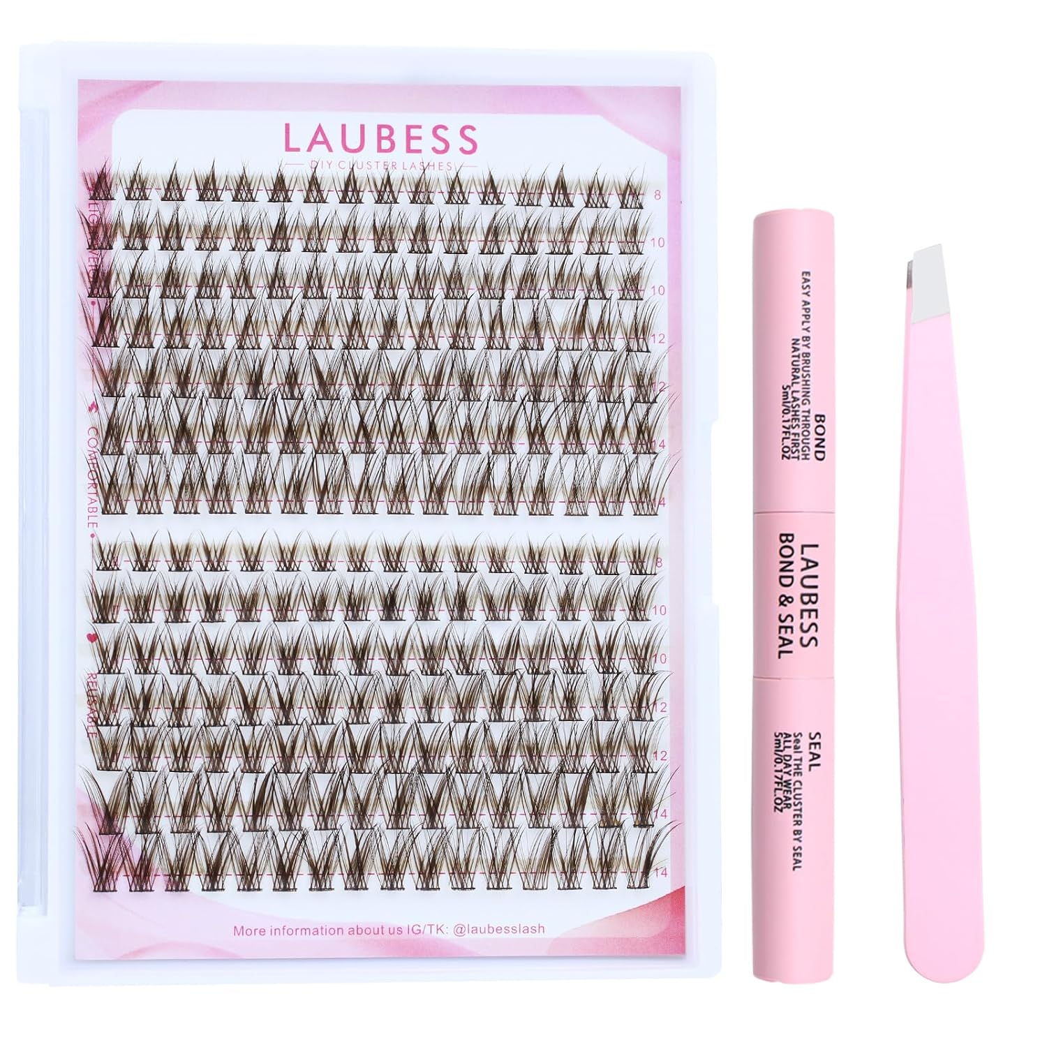 Detalle de Eyelash Cluster Kit, Brown