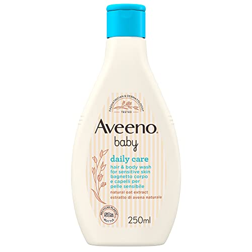 Aveeno Baby Daily Care Bagnoschiuma bambini per pelli sensibili, 250 ml