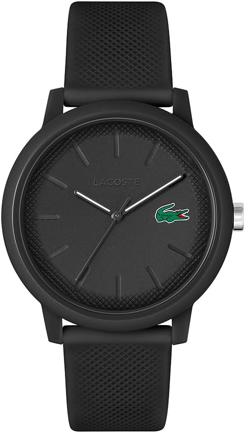Lacoste Analoguhr für Herren oder Damen – Kollektion Lacoste.12.12 mit Silikonarmband und Petit Piqué Textur