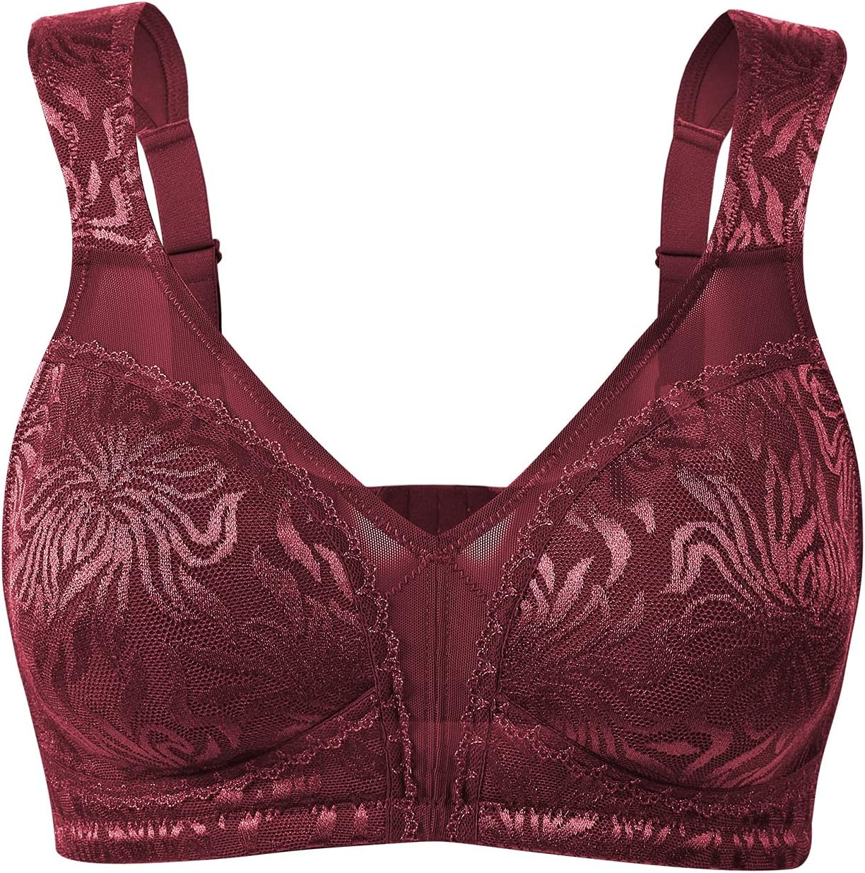 Detalle de Wingslove Soutien-gorge minimiseur grande taille sans armatures