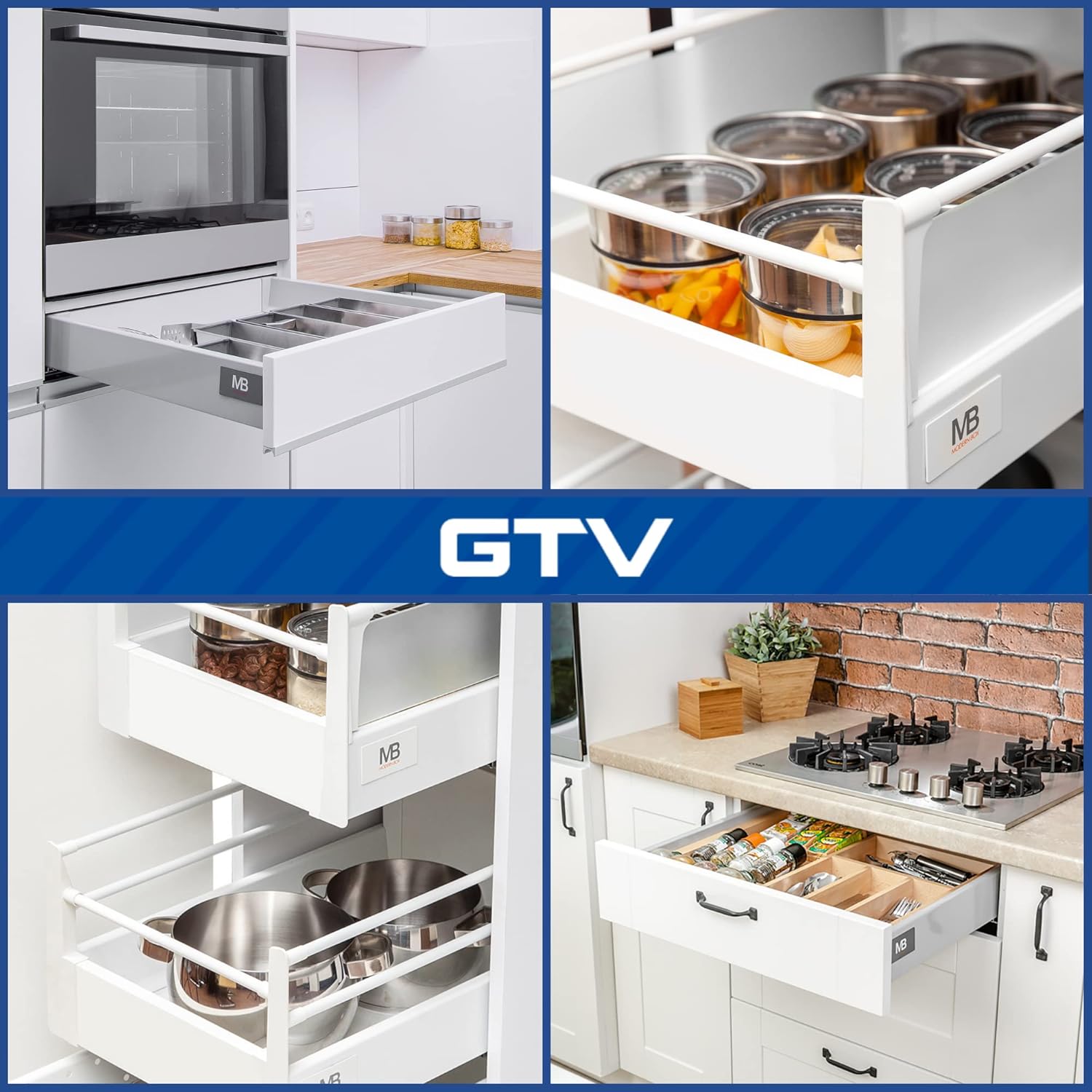 Thumbnail 5 de GTV Modern Box Schublade L400 Weiss