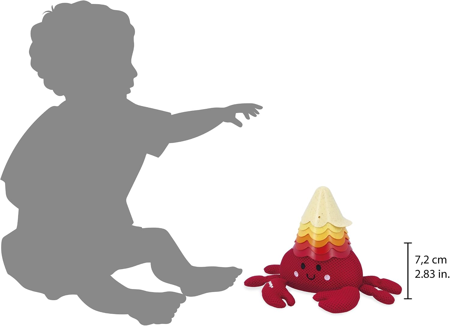 Thumbnail 5 de Janod Hermit Crab Bathtime Toy 6 cups