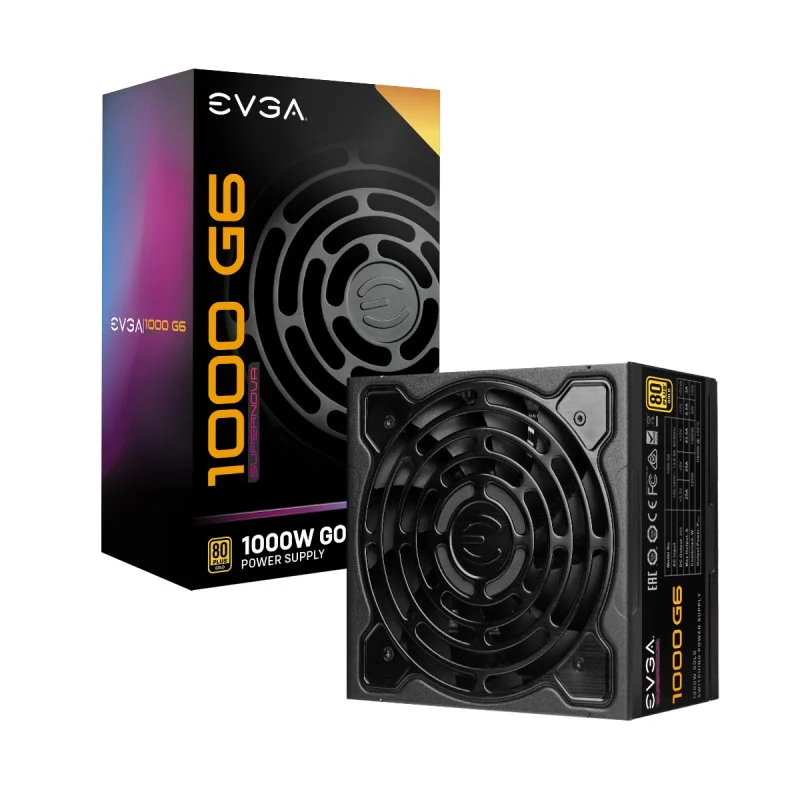 Thumbnail 3 de EVGA G6 Supernova 1000W 80 Plus Gold Modular: potencia limpia y silencio para PC Gaming