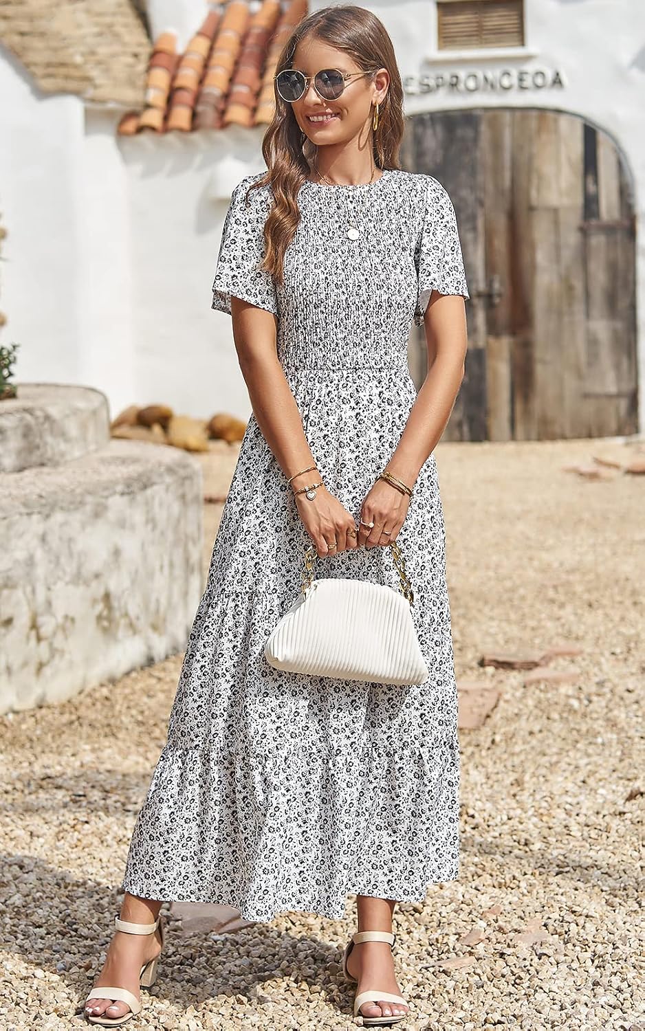 Detalle 1 de PRETTYGARDEN Floral Maxi Dress