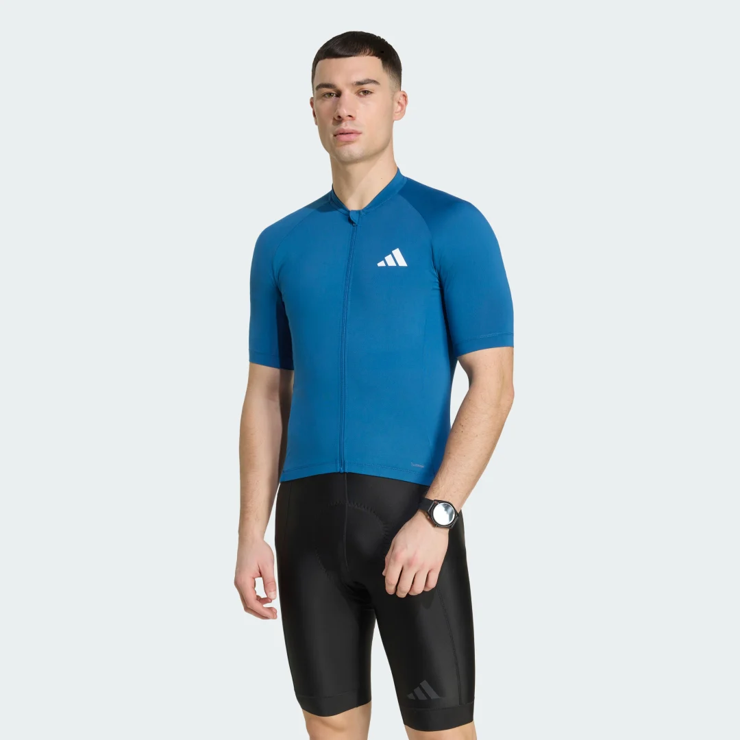 Detalle de MAILLOT DE CICLISMO ESSENTIALS de Adidas — azul