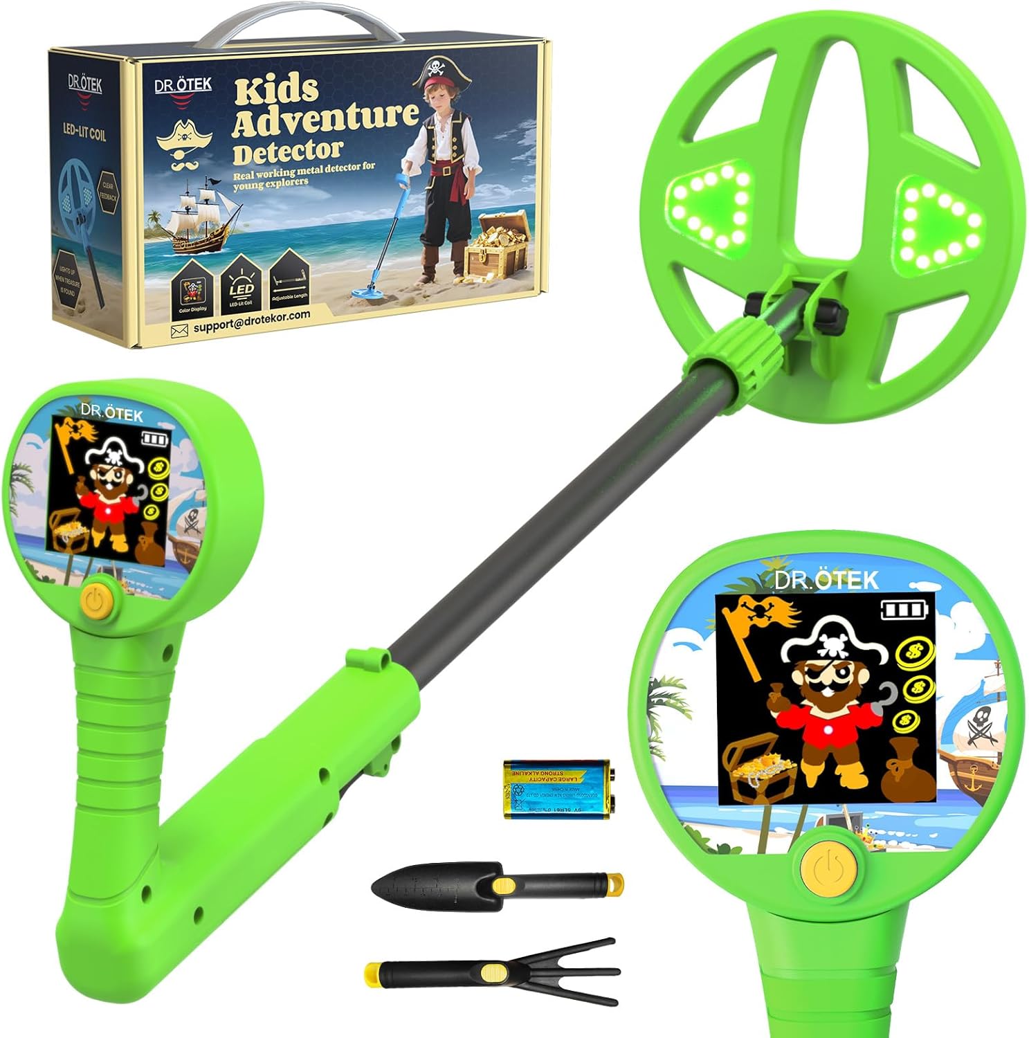 Detalle de DR.ÖTEK Kids Metal Detector 6.7" Coil