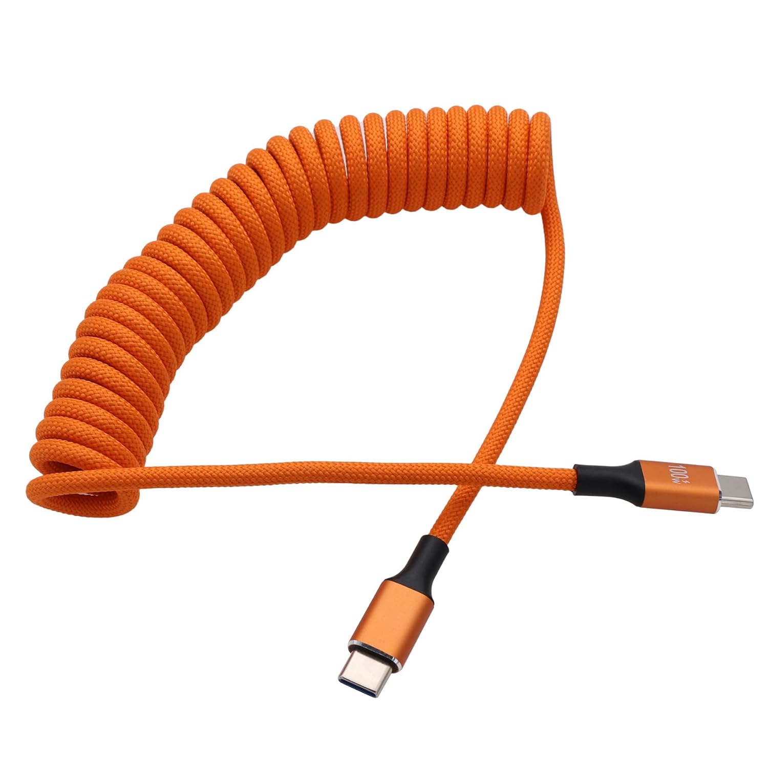 Thumbnail 6 de HangTon USB-C to USB-C 100W Fast Charging Braided Coiled Cable