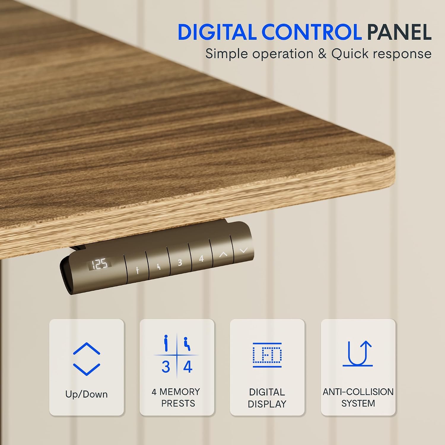 Detalle de FLEXISPOT EC5 Lite scrivania elettrica 140×80