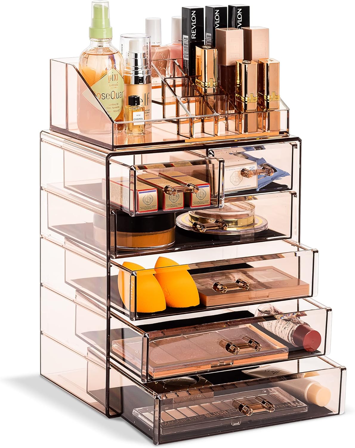 Sorbus Acrylic Makeup Organizer Set 6-drawer