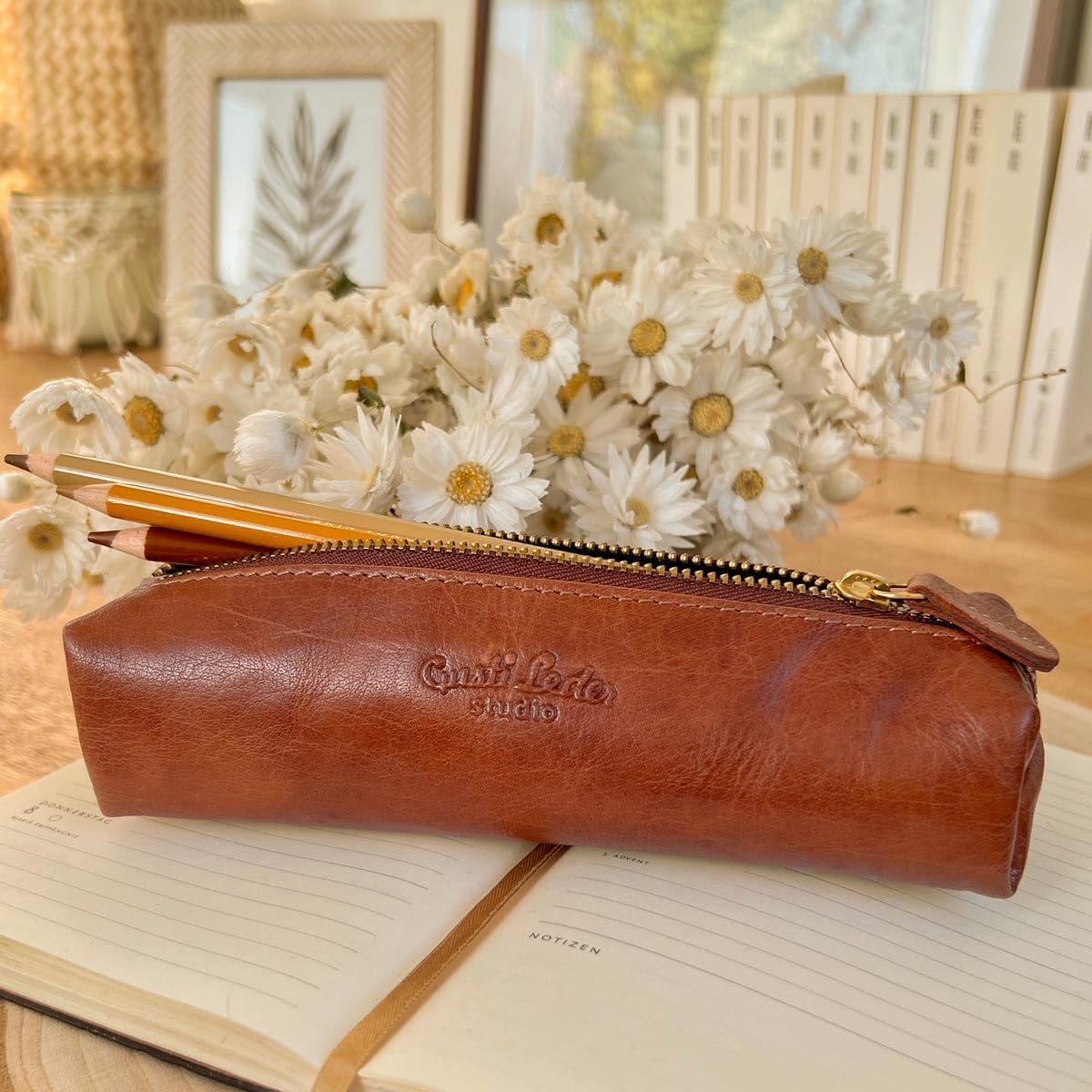 Thumbnail 2 de Gusti Leder Federmäppchen Vintage ✏
