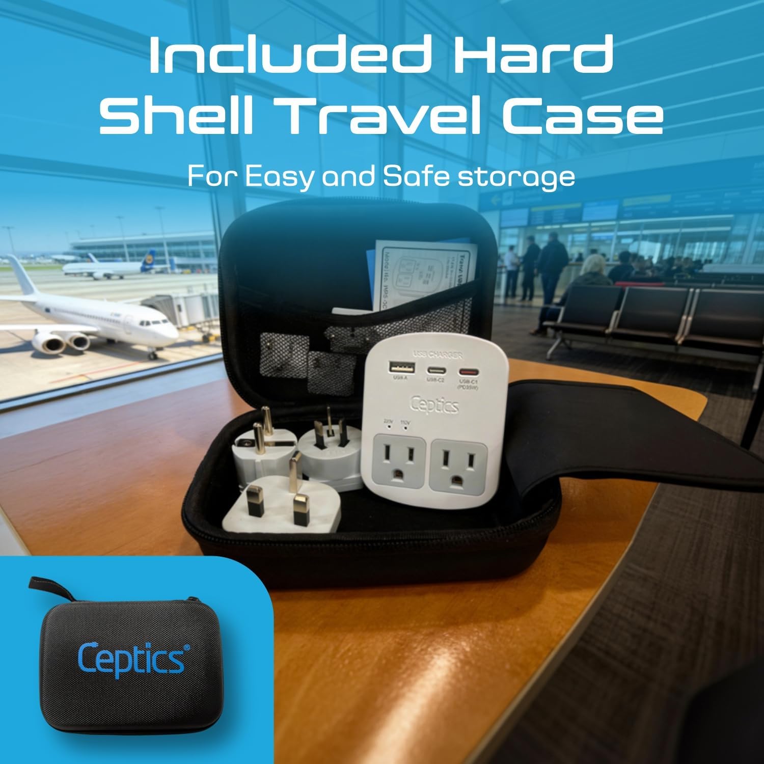 Thumbnail 1 de Ceptics 35W Travel Adapter Kit