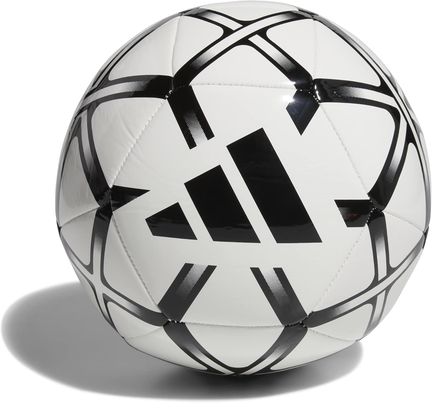 Detalle 2 de Adidas Starlancer Club Ball Recreation Ball Size 5 – bianco/nero