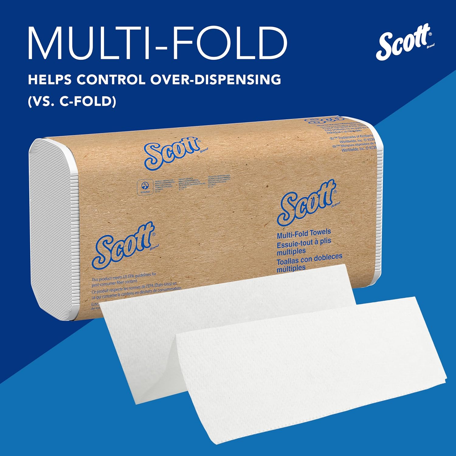 Thumbnail 6 de Scott Professional Universal Multifold Paper Towels 3000 sheets 🧻