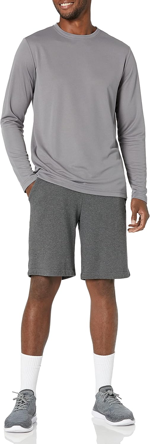 Thumbnail 3 de Amazon Essentials Men's Moisture Wicking Long Sleeve Performance Tech Crew Neck T-Shirt