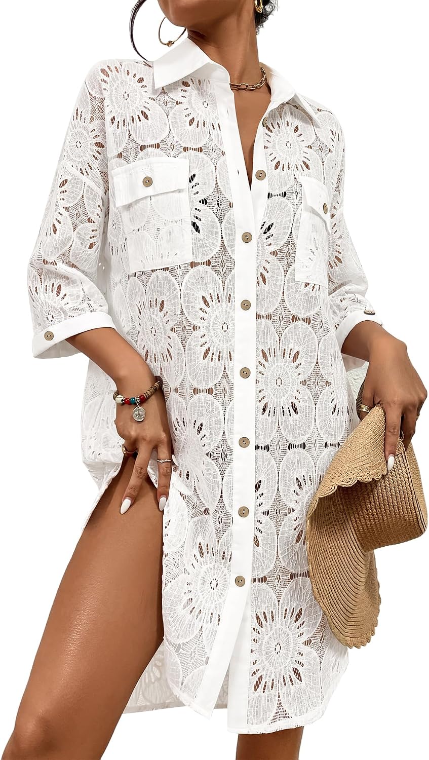 Thumbnail 5 de Bsubseach Modern Cover Up Blouse S