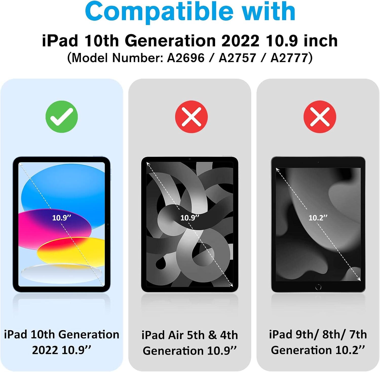 Detalle de ProCase Hülle für iPad A16 11 Generation 2025 und iPad 10. Generation 2022 – Ultraleichtes Hartcase mit Wake/Sleep, Gelb