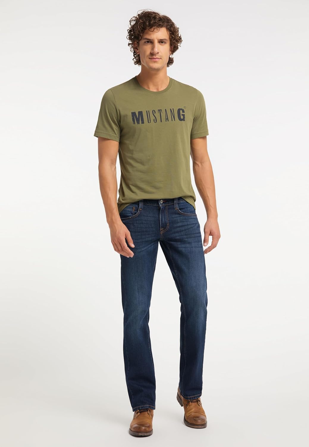 Thumbnail 2 de MUSTANG Herren Stretch Jeans „Oregon“ Bootcut in Schwarz/Blau – Denim mit bequemem Stretch