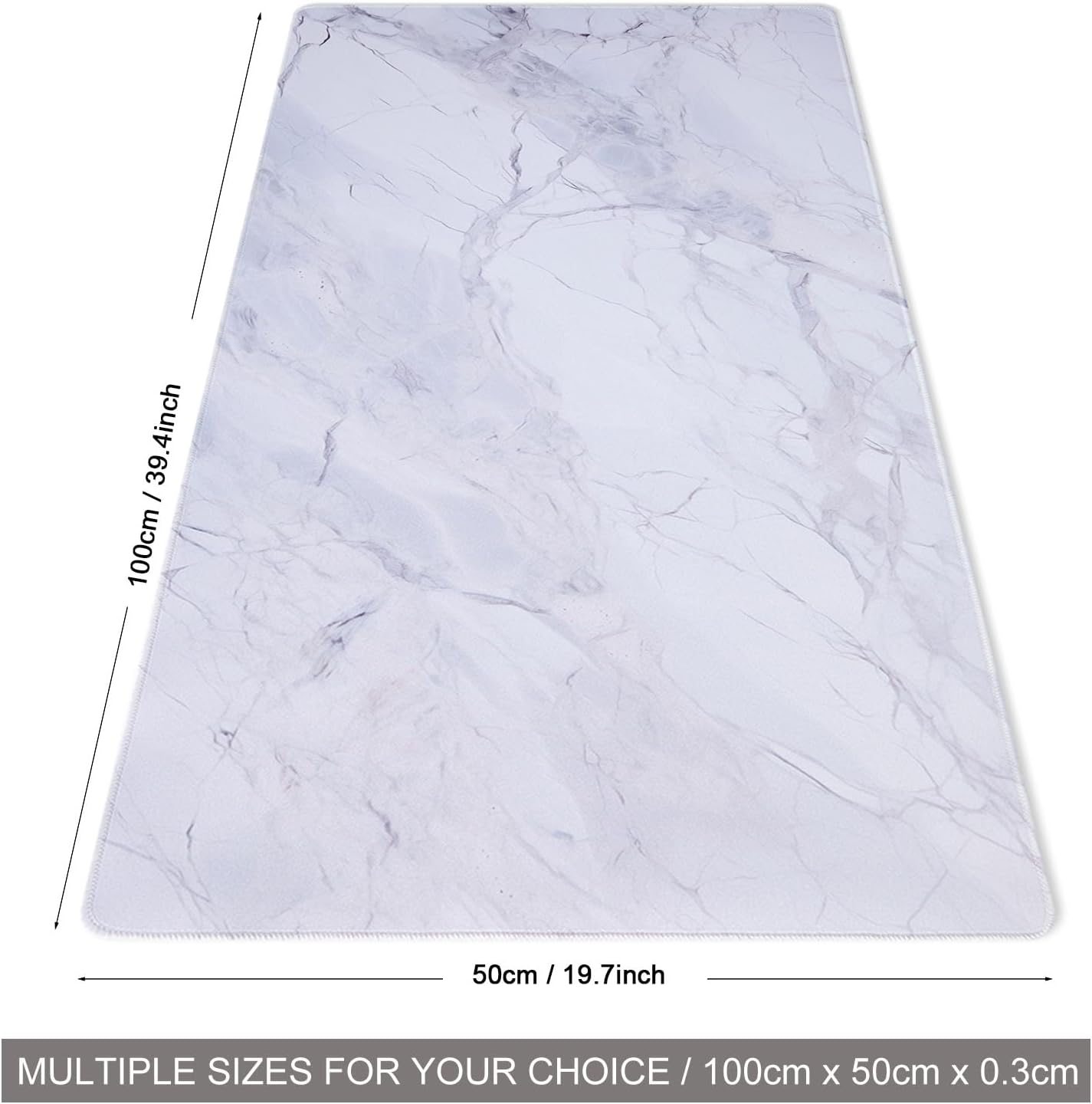 Thumbnail 5 de DOBAOJIA XXL-Schreibtischunterlage Mauspad (1000 x 500 mm) – auslaufsichere Oberfläche, rutschfeste Gummibasis