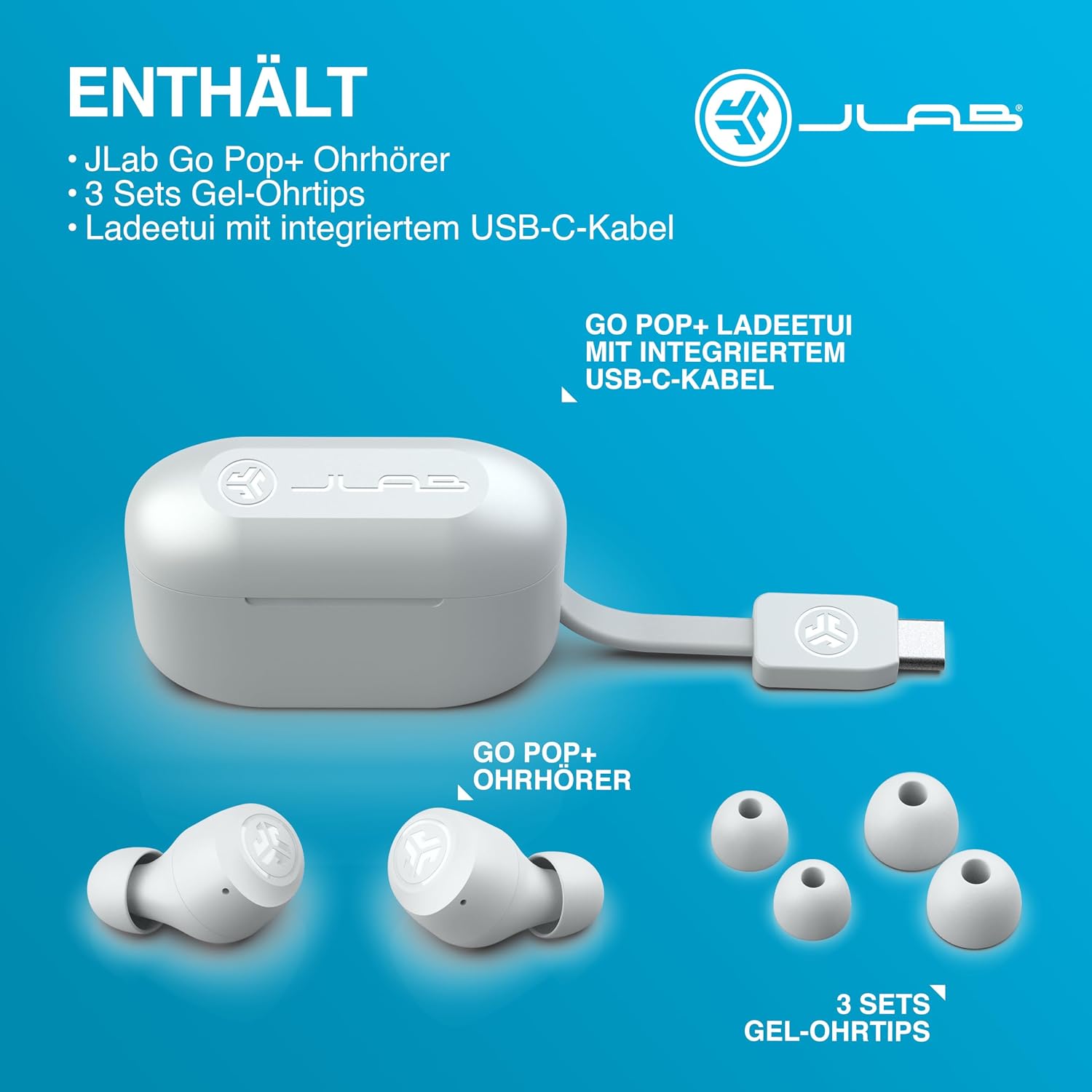 Thumbnail 6 de JLab Go Air Pop+ True Wireless Kopfhörer