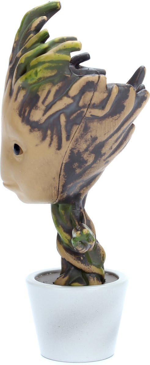 Thumbnail 6 de Jada Toys Marvel Groot Figur im Blumentopf (10 cm) – hochwertige Metall-Dekofigur