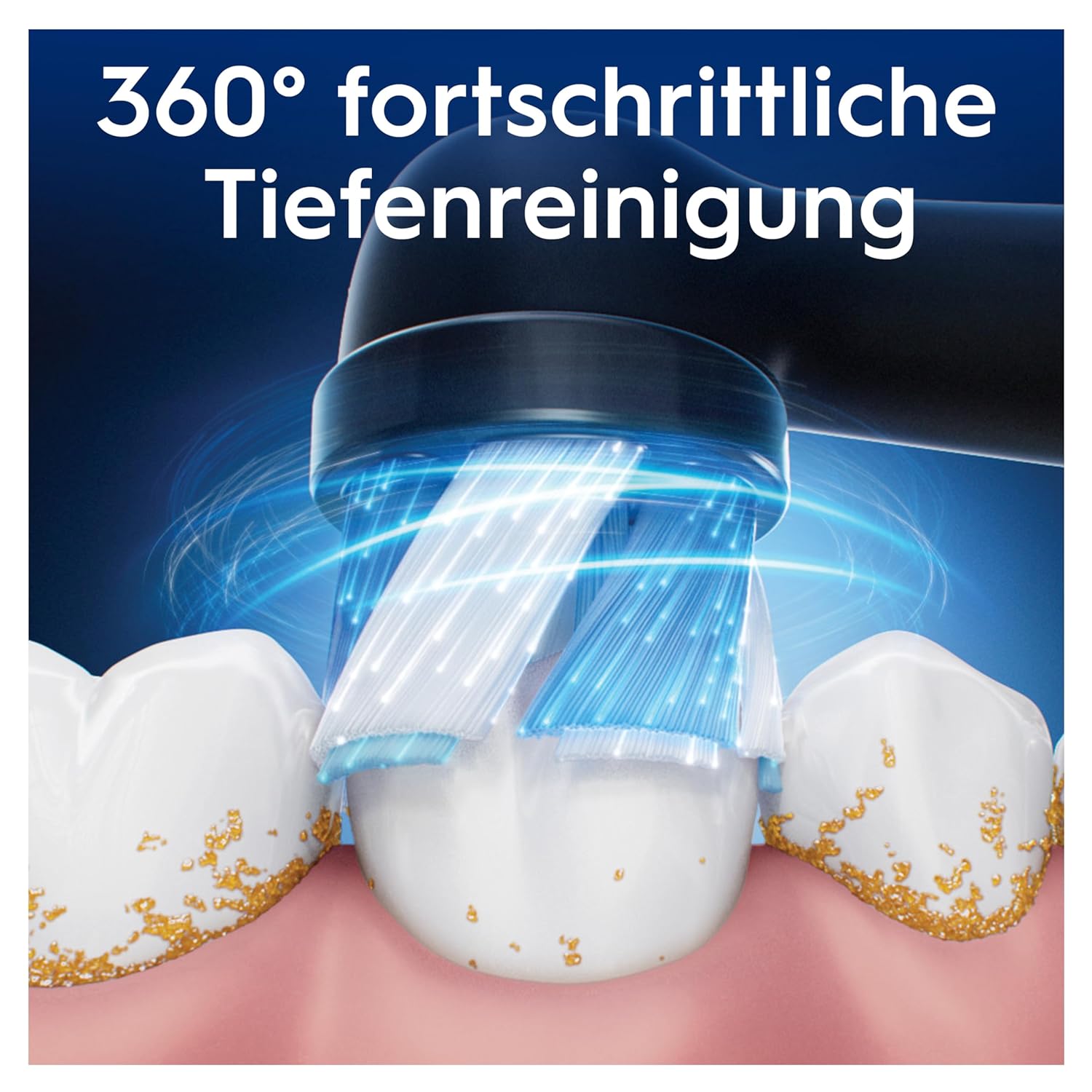 Detalle de Oral-B iO Ultimative Reinigung Aufsteckbürsten – ORIGINAL Zahnbürstenaufsatz, Weiß, 10er Pack