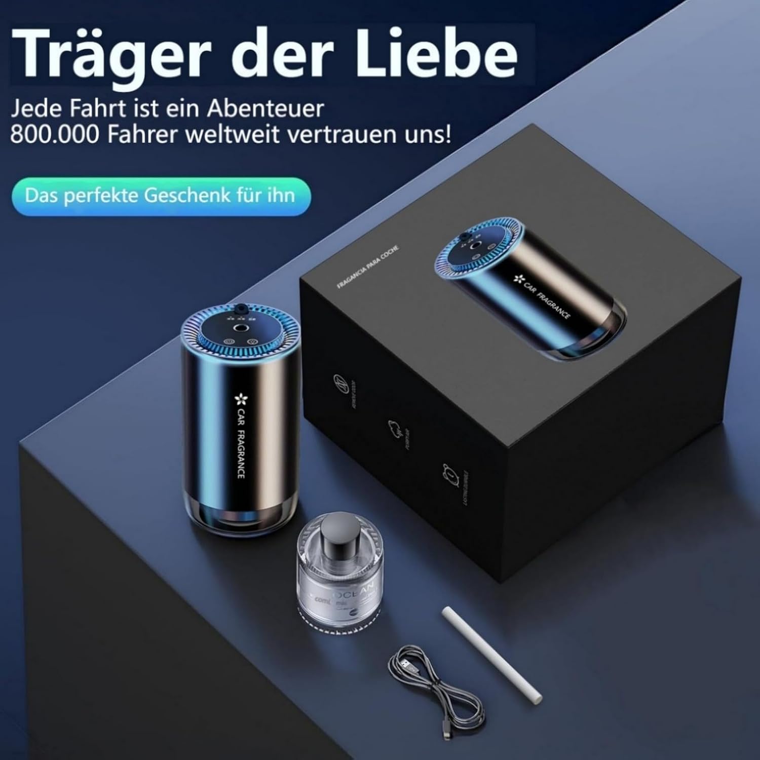 Thumbnail 5 de 2026 Auto Lufterfrischer Duftdiffusor Meeresbrise