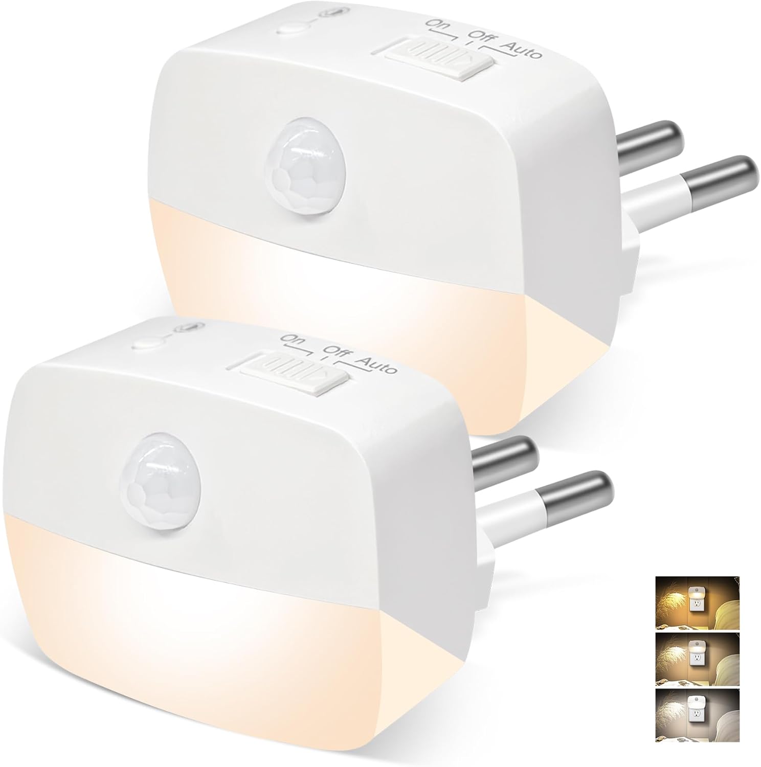 Detalle de AmmToo Nachtlicht Steckdose 2er Pack