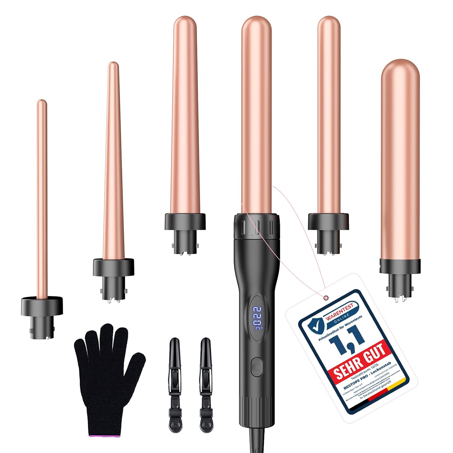 Detalle de Lockenstab 6 in 1 Turmalin Keramik Set