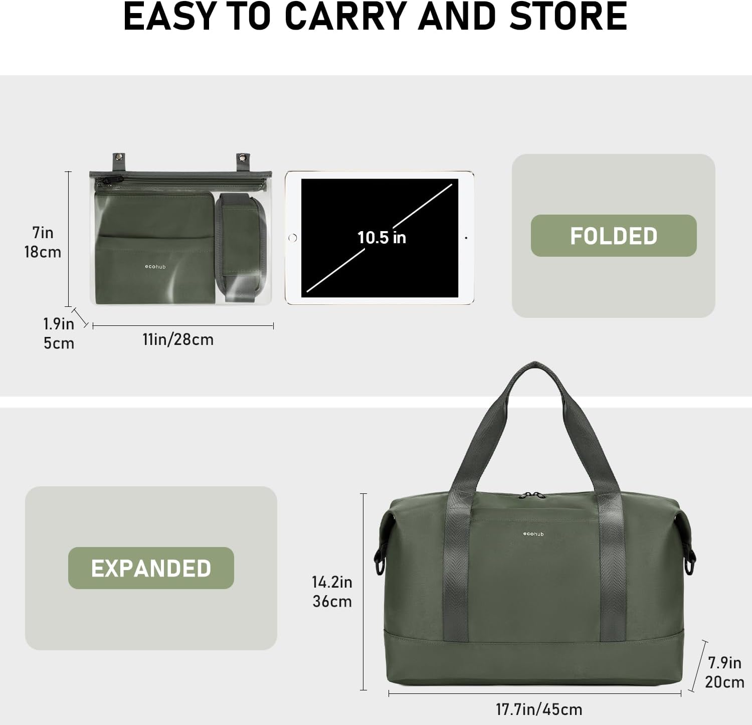Thumbnail 6 de ECOHUB 30L Reisetasche Handgepäck Easyjet