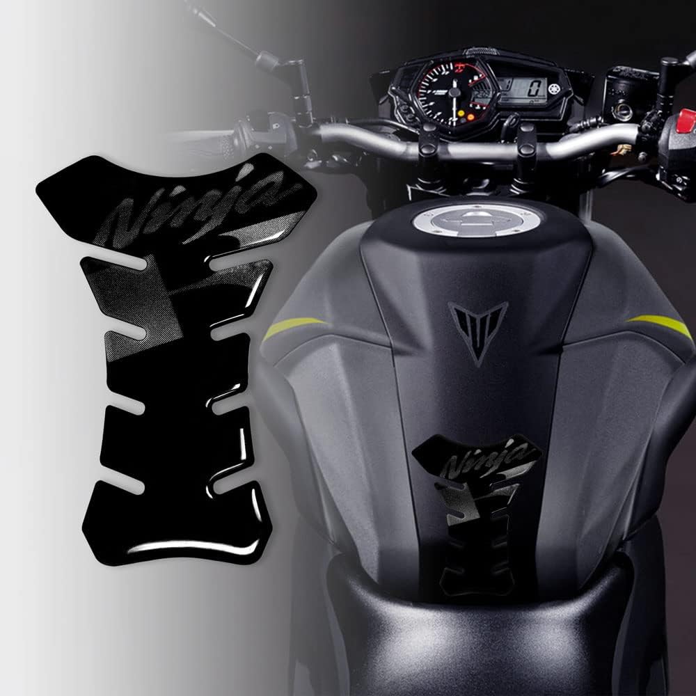 Detalle de 4R Quattroerre.it 18149 Protezione Serbatoio Adesivo 3D Nero per Kawasaki Ninja