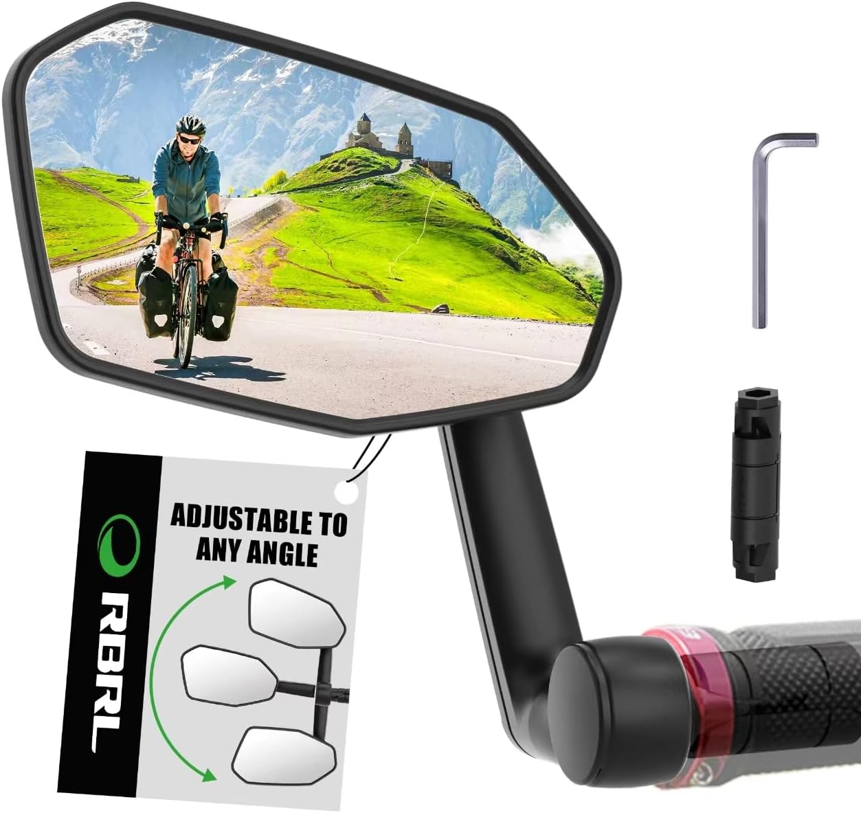 Thumbnail 6 de RBRL Extra Large Bicycle Mirror for E-Bikes