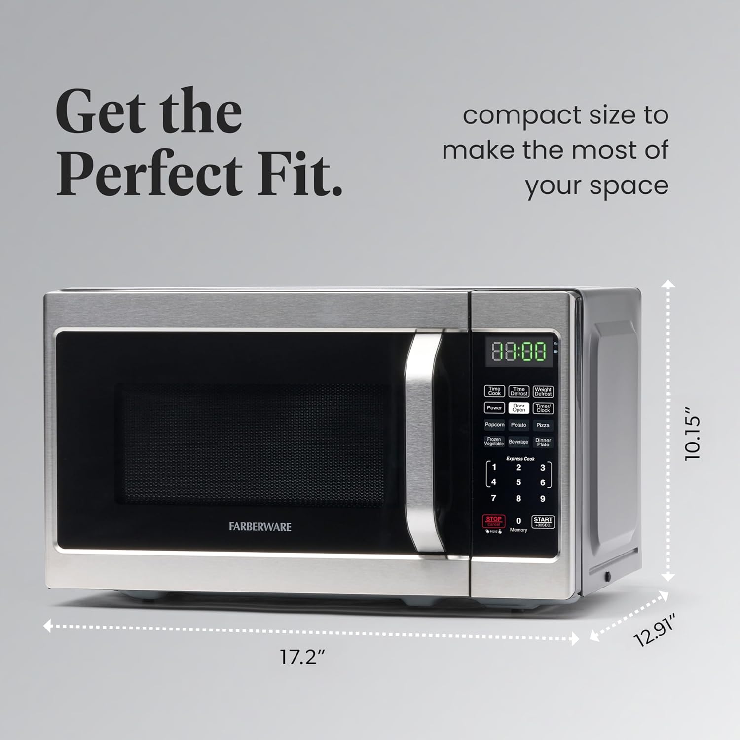 Detalle 2 de Farberware FMO07AHTBKJ 0.7 Cu Ft Microwave 🍽