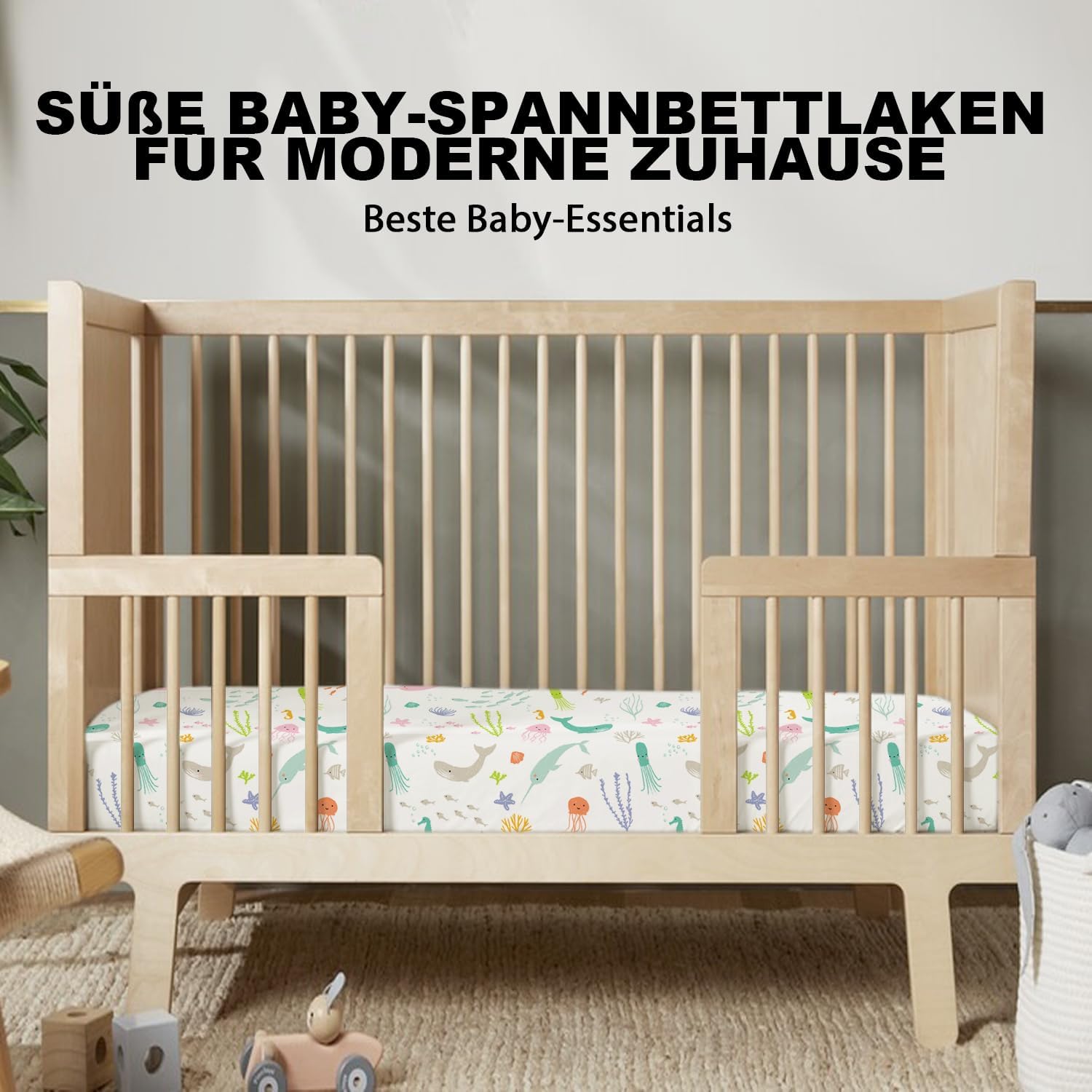 Thumbnail 6 de Little Grape Land Spannbettlaken 70×140 cm – 2er Pack aus Mikrofaser, atmungsaktiv und pflegeleicht