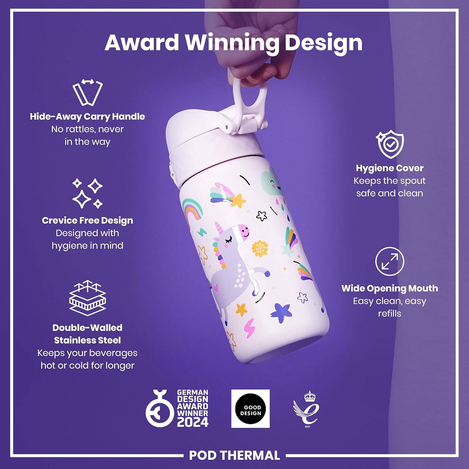 Thumbnail 5 de Ion8 Small Water Bottle: Leak‑proof, Dishwasher Safe and Kid-Ready