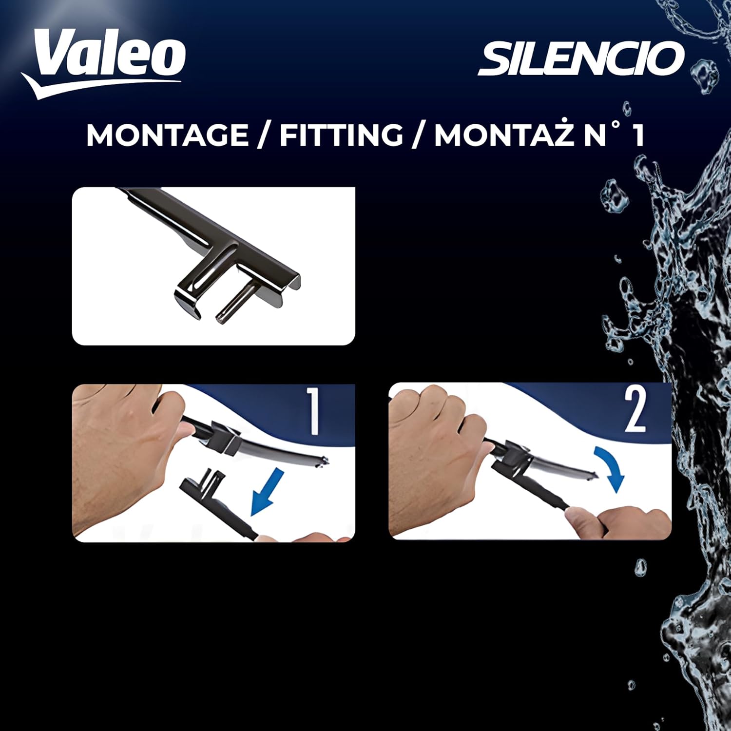 Thumbnail 3 de Valeo Silencio VF869 (577869) – balais d’essuie-glace set de 2, 650 mm
